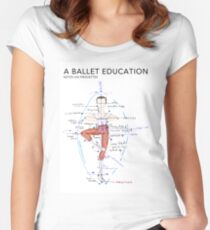 Notes on Pirouettes by A Ballet Education Fitted Scoop T-Shirt