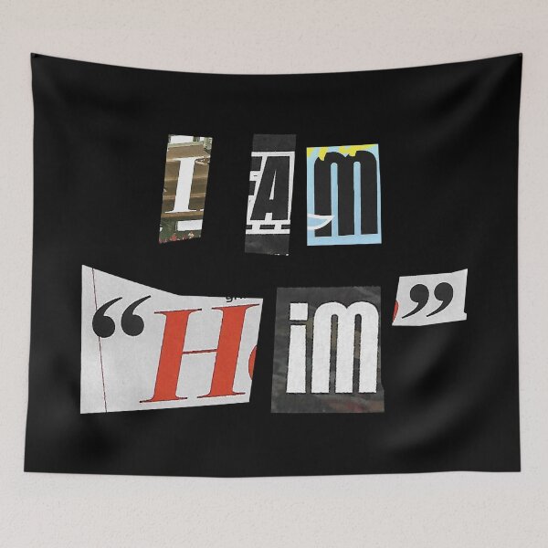 Item preview, I AM HIM Collage designed and sold by RatTrapTees.