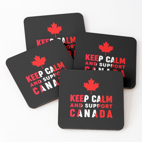Item preview, Keep Calm And Support Canada designed and sold by Hussain Shirts.