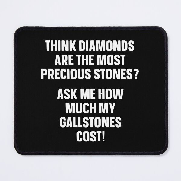 Item preview, Gallbladder Surgery Funny Message Hospital Recovery designed and sold by Delightfully Cynical.