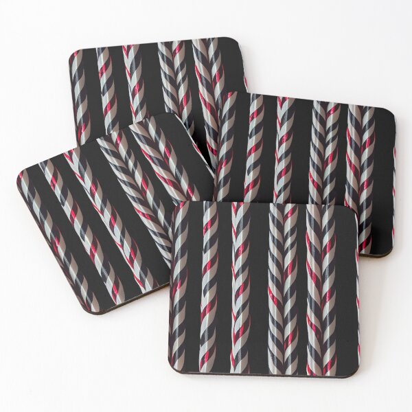Item preview, Red and Black Candy Canes - Gothic Christmas designed and sold by VampyreZen.