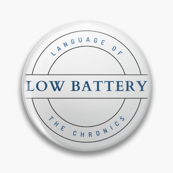 Item preview, ME/CFS Low Battery Logo designed and sold by Gretch21.