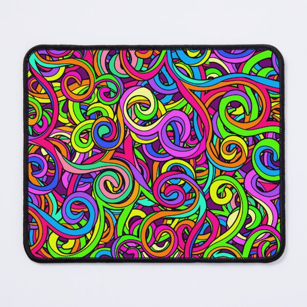 Item preview, Colorful psychedelic swirls in free and Crazy Design designed and sold by Alondra.