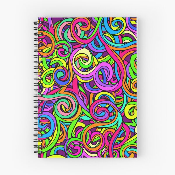 Item preview, Colorful psychedelic swirls in free and Crazy Design  designed and sold by Alondra.