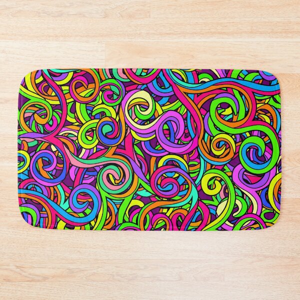 Item preview, Colorful psychedelic swirls in free and Crazy Design  designed and sold by Alondra.