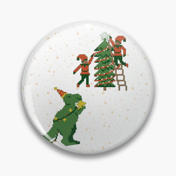Item preview, T- rex christmas tree star topper designed and sold by SkyisBright.