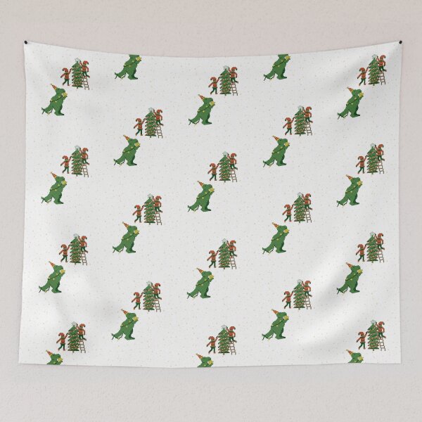 Item preview, T- rex christmas tree star topper designed and sold by SkyisBright.