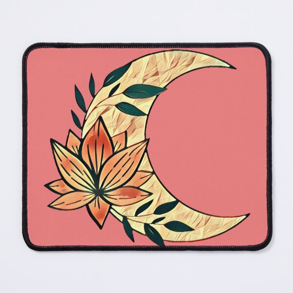 Item preview, Lotus and the Paper Moon - Moon Graphics designed and sold by MistyMorningsOR.