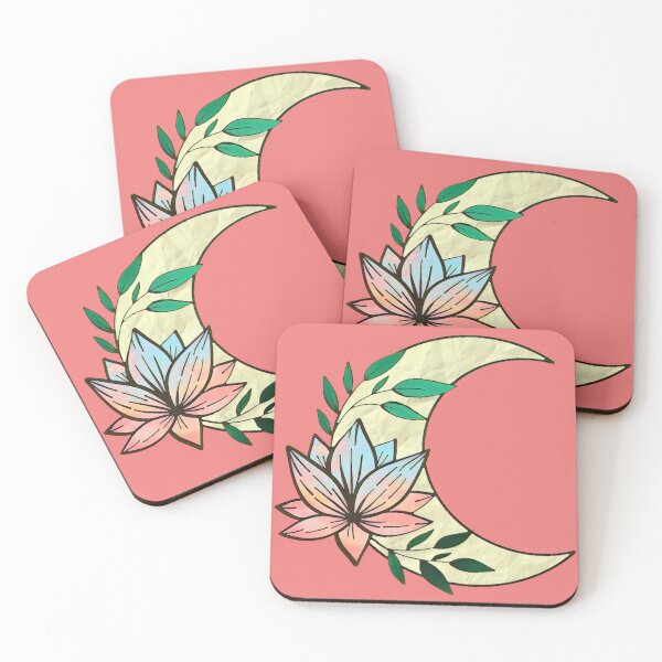 Item preview, Sunset Lotus and the Paper Moon - Moon Graphics designed and sold by MistyMorningsOR.