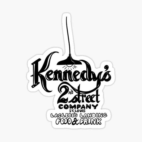 Kennedy's 2nd Street Company St. Louis Lacledes Landing Retro  Sticker