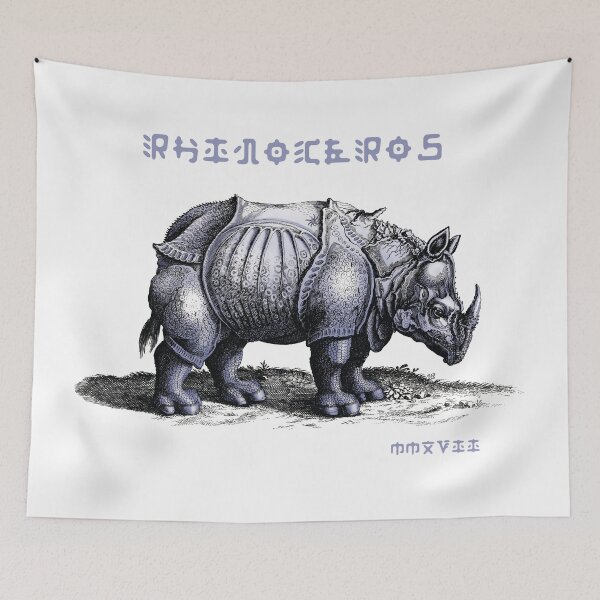 Item preview, Rhinoceros 2 #CreateArtHistory designed and sold by RebecaZum.