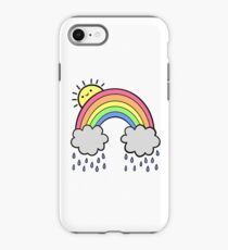 Rainbow Above the Clouds iPhone Case