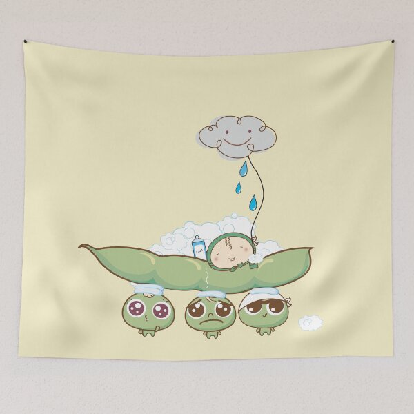 Item preview, Little Peas don't Want to Take a Bath! designed and sold by mimiforest.
