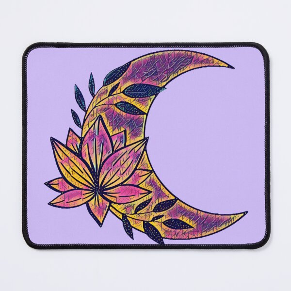 Item preview, Graphic Lotus and the Paper Moon - Moon Graphics designed and sold by MistyMorningsOR.