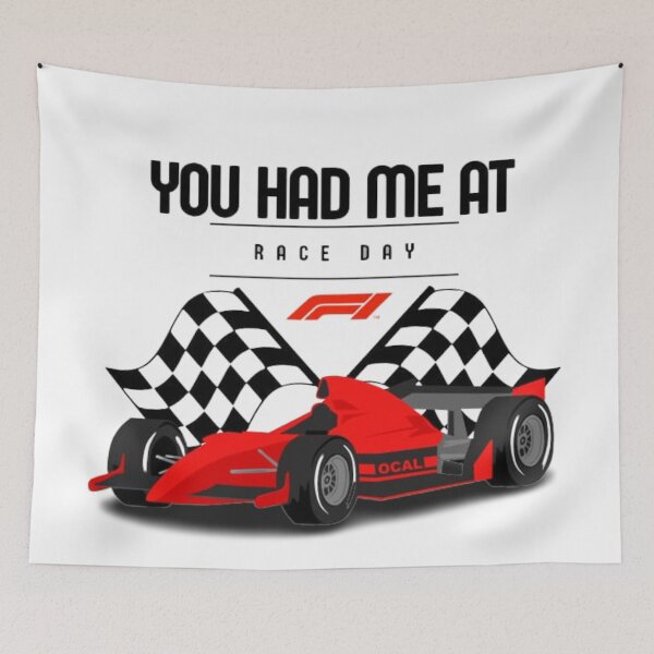 Item preview, You Had Me At Racing. F1 Racing black and red design. designed and sold by The Third House.