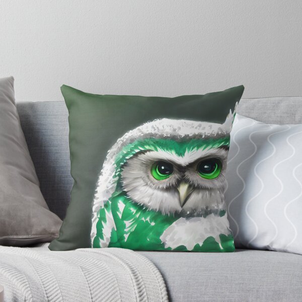 Item preview, A green starryai owl designed and sold by deville13.