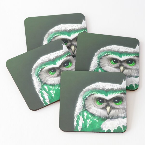 Item preview, A green starryai owl designed and sold by deville13.