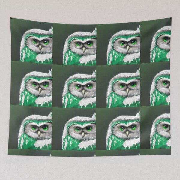 Item preview, A green starryai owl designed and sold by deville13.