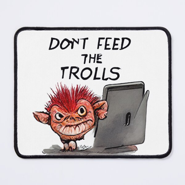 Item preview, Don't feed the trolls - be genuine. designed and sold by liana campbell.