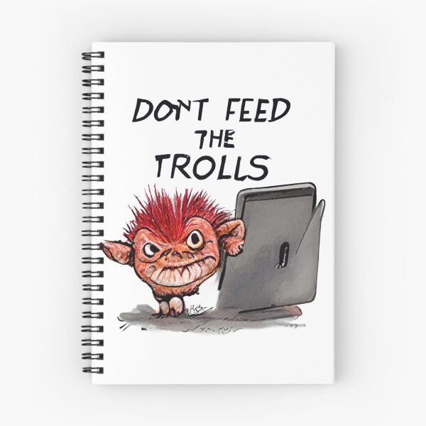 Item preview, Don't feed the trolls - be genuine. designed and sold by liana campbell.