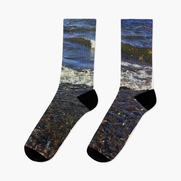Item preview, Watching the Fresh Water Waves From the Shore - A Sunny Day in Northern Canada designed and sold by Ric1926.