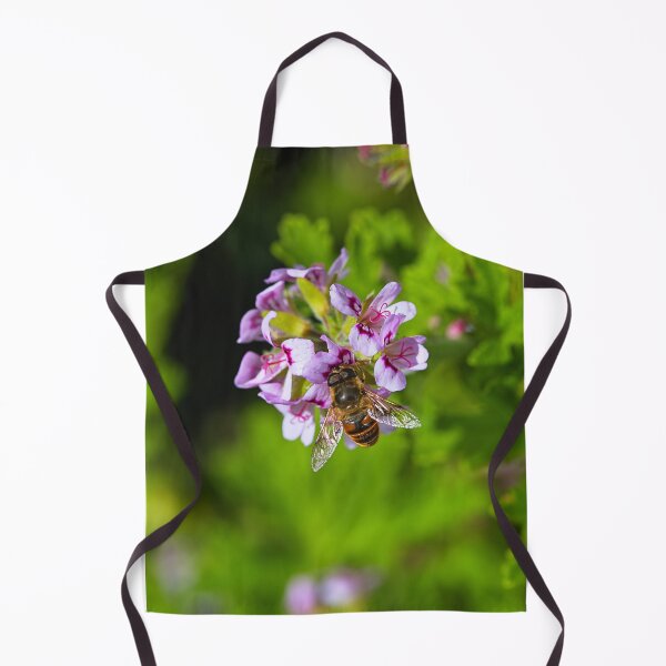Item preview, Honeybee On Geranium Flowers designed and sold by Joy Watson - Natural Light Photography .