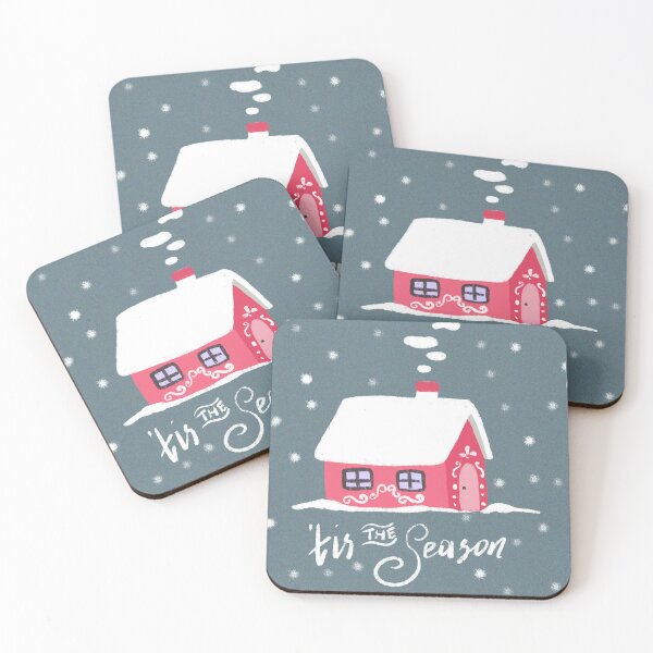 Item preview, Alphine chalet winter illustration designed and sold by pinkyfish1010.