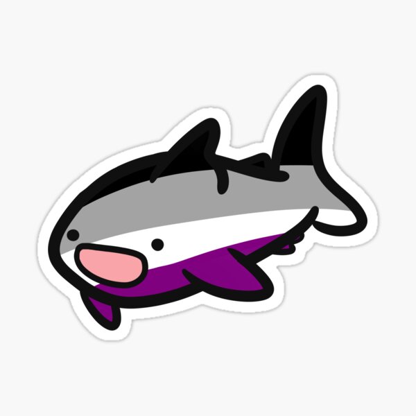 Asexual Shark Sticker