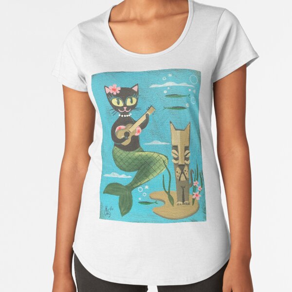 Tiki Cat Premium Scoop T-Shirt