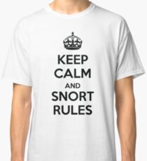 Keep Calm And Snort Rules - Networking - HaxByte Classic T-Shirt