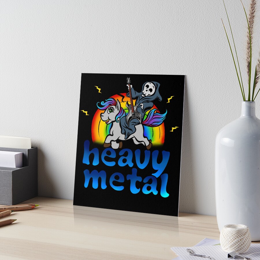 アート・デザイン・音楽 UNICORN SONGBOOK Heavy Metal Music Unicorn Pony Rainbow Pink Fan