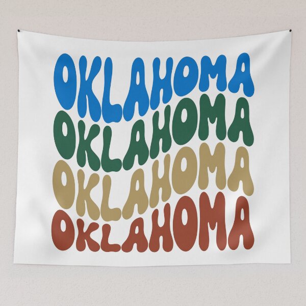 Item preview, Oklahoma Retro Stacked designed and sold by van-dal.