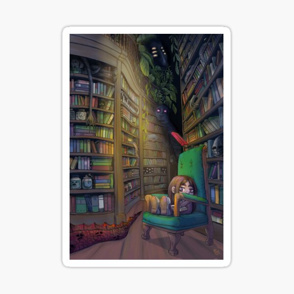 Vista previa del artículo con la obra «Biblioteca de Nene», diseñado y vendido por inogart.