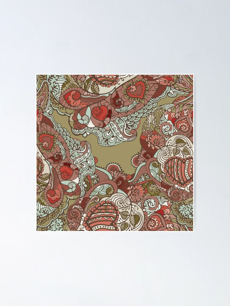 Thumbnail 1 of 3, Poster, Ornate pattern designed and sold by Rif Khasanov.