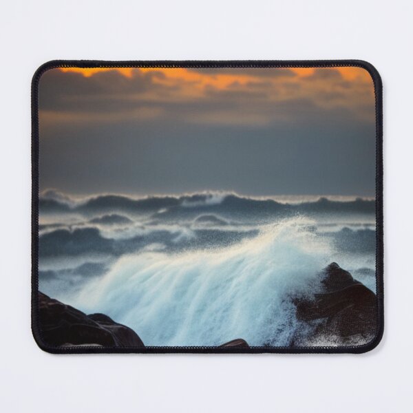 Item preview, Ocean Waves Sunset Series - Photo 2 - Throw Pillows and Prints.  designed and sold by ScatterHub.
