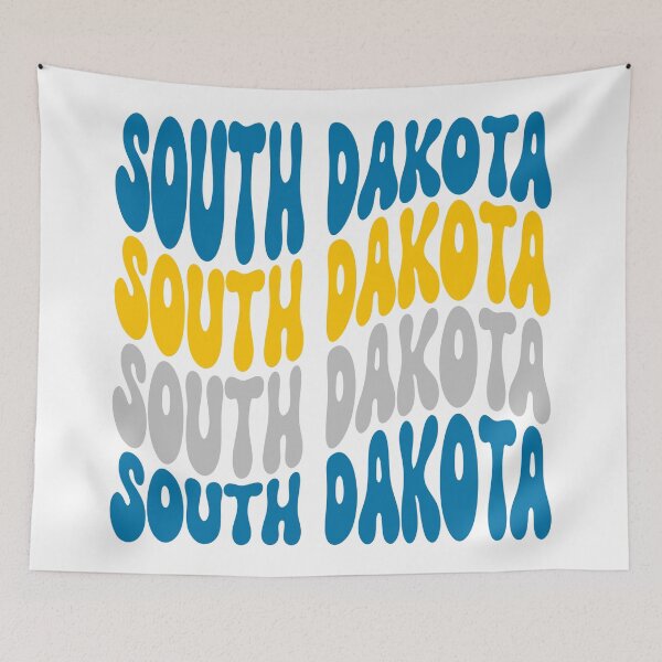 Item preview, South Dakota Retro Stacked designed and sold by van-dal.