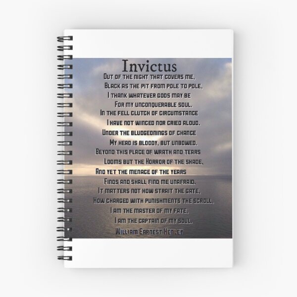 Item preview, Invictus William Henley designed and sold by ninzinga.