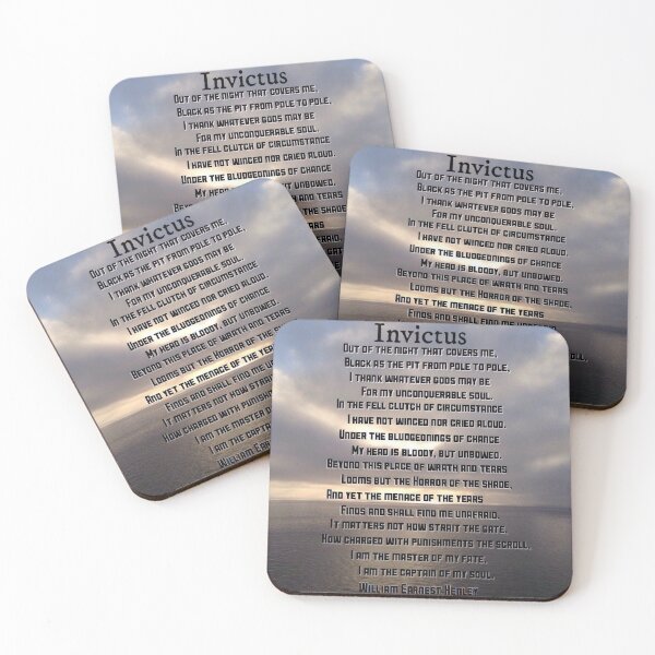 Item preview, Invictus William Henley designed and sold by ninzinga.