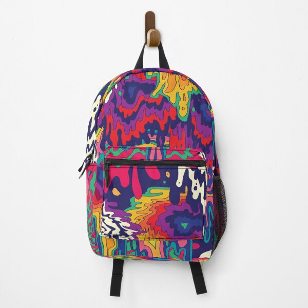 Item preview, Liquid groovy colorful 70s vintage pattern designed and sold by ReneMagritteArt.