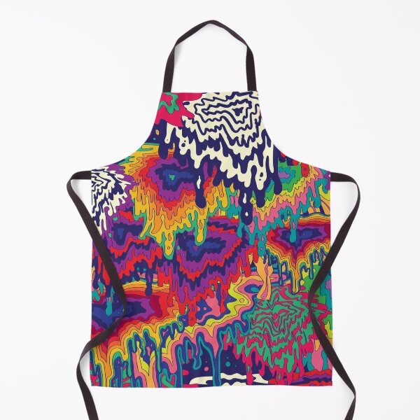 Item preview, Liquid groovy colorful 70s vintage pattern designed and sold by ReneMagritteArt.