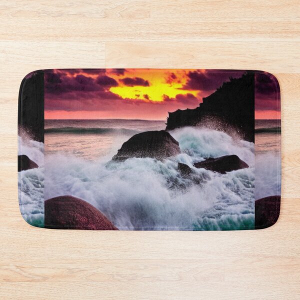 Item preview, Ocean Waves Sunset Series - Photo 3 - Throw Pillows and Prints.  designed and sold by ScatterHub.