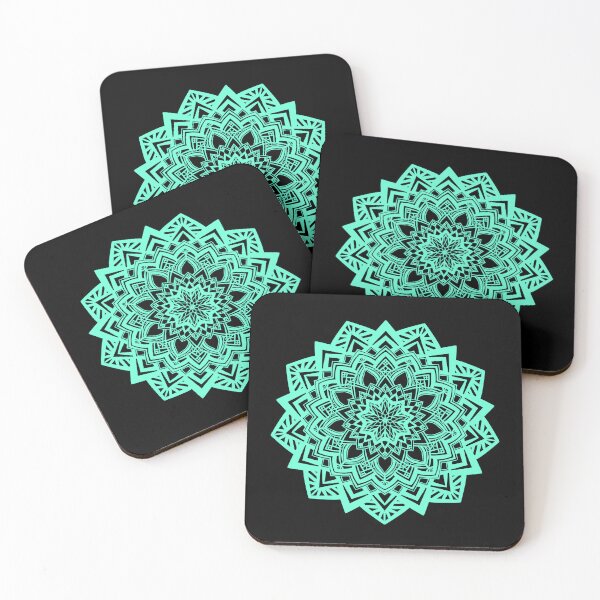 Item preview, Cyan Mandala designed and sold by my peaks media studio.