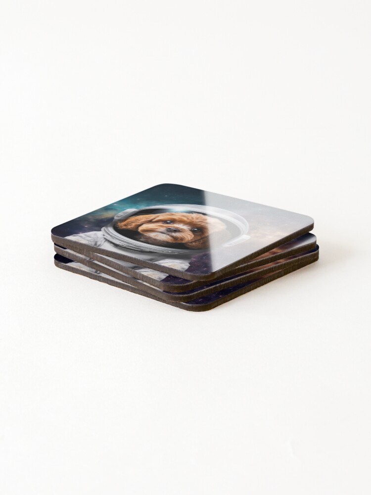 Thumbnail 4 of 5, Coasters (Set of 4), cavapoo designed and sold by MrUtDesign.