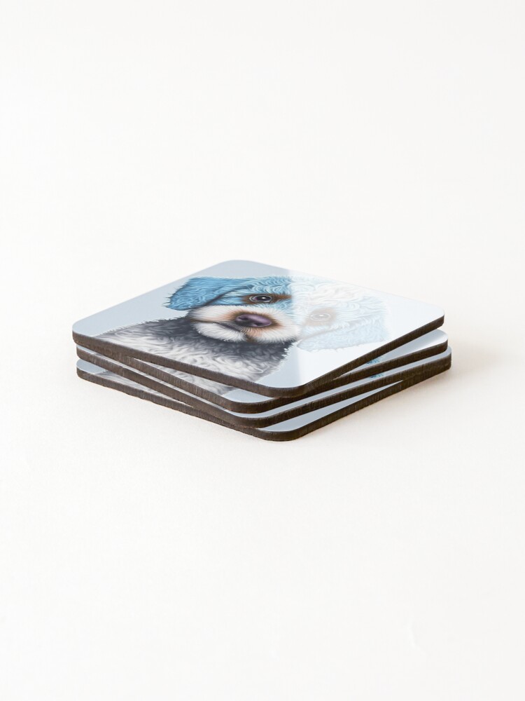 Thumbnail 4 of 5, Coasters (Set of 4), cavapoo designed and sold by MrUtDesign.