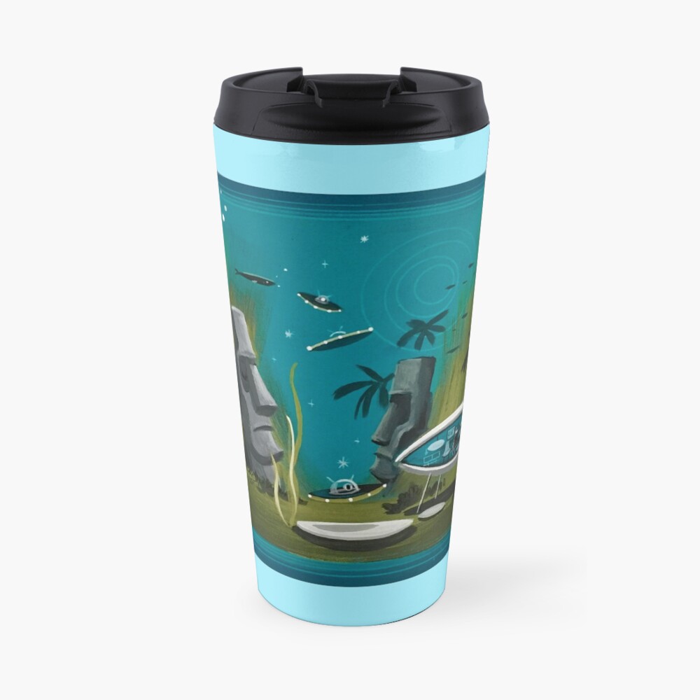 Undersea Moai Travel Mug