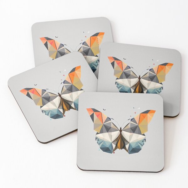 Item preview, Minimalist geometric butterfly designed and sold by Chillapy.