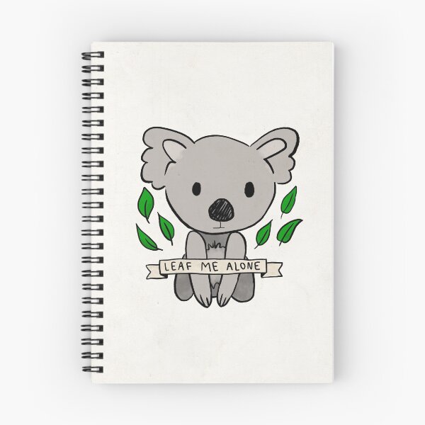 Item preview, Leaf Me Alone Koala designed and sold by Brittany Hefren.
