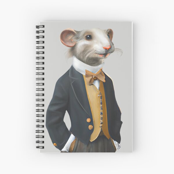 Item preview, Sir mouse, old masters animal portrait, funny mouse illustration, mouse art, mouse sketch, watercolor mouse, nursery animal art designed and sold by Artsareus.