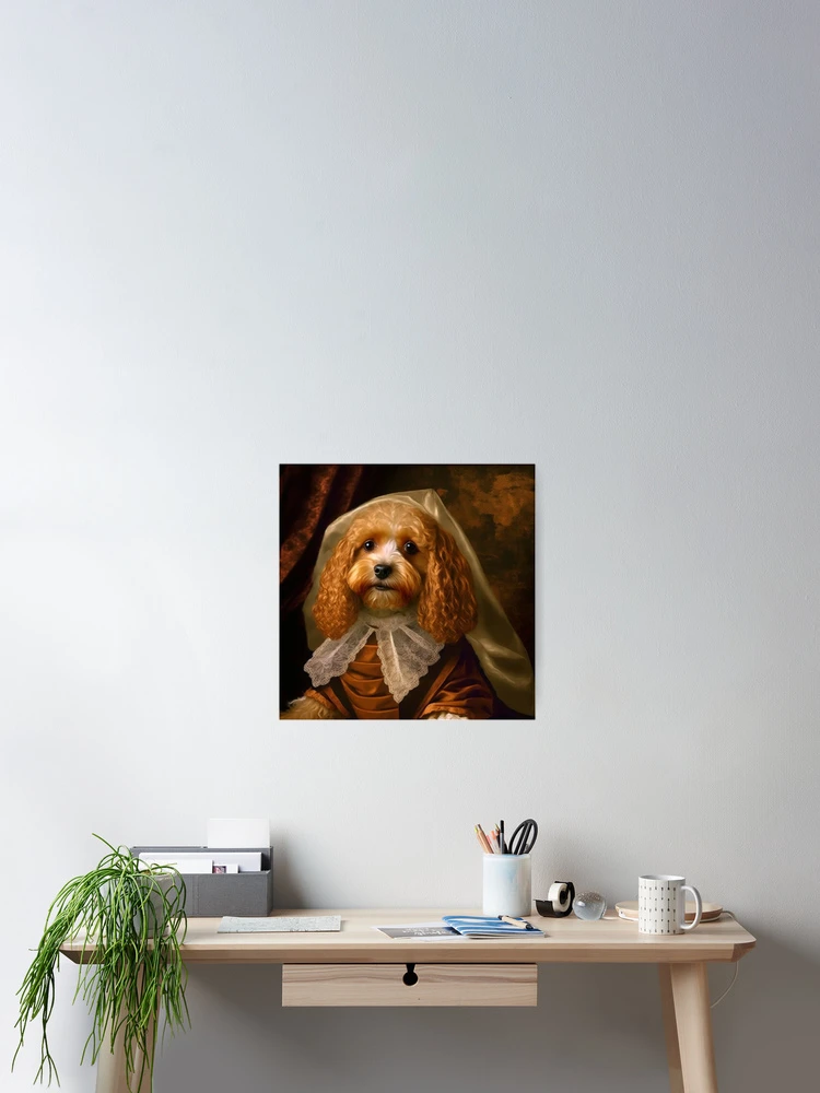 Thumbnail 2 of 3, Poster, cavapoo designed and sold by MrUtDesign.