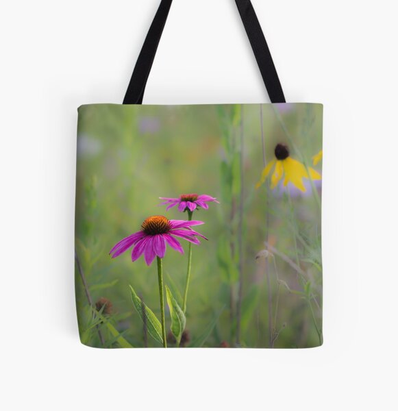 Echinacea All Over Print Tote Bag